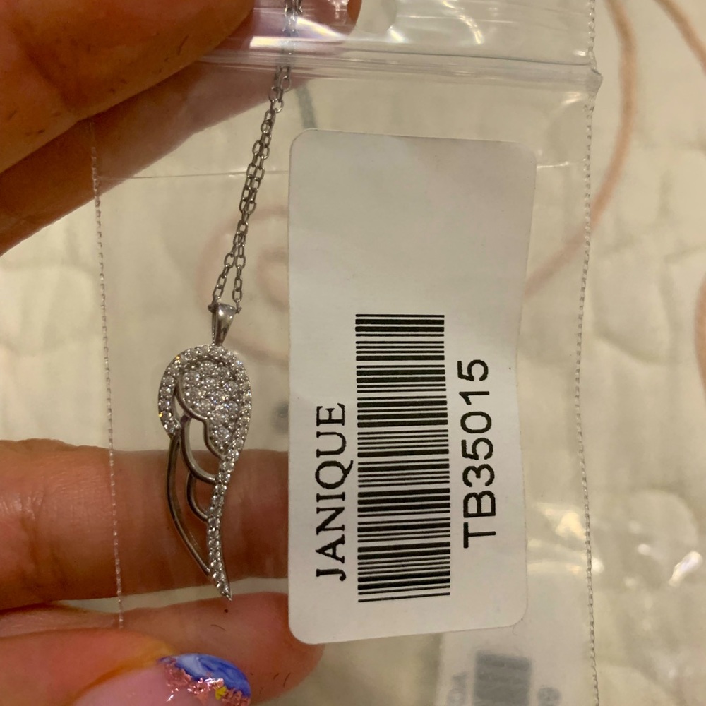 Tocara 925 Silver Angel wing necklace